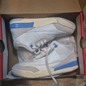 Jordan Kids Sneakers White and Blue